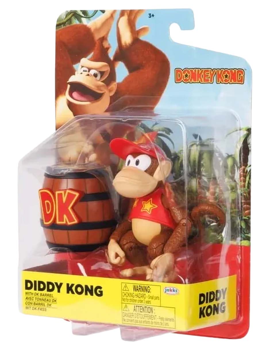 Figura de acción articulada Donkey Kong Diddy Kong fans 2