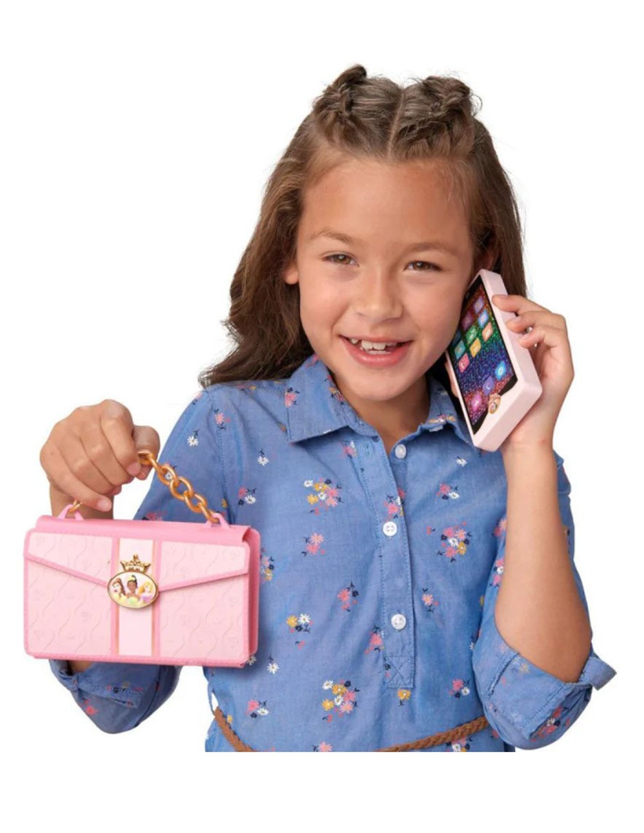 Teléfono y bolso de mano juego de rol para niños 3
