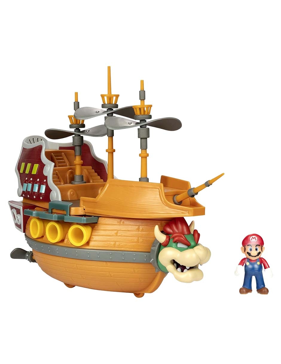 Play set vehículos Juego Aeronave Deluxe de Bowser de Super Mario