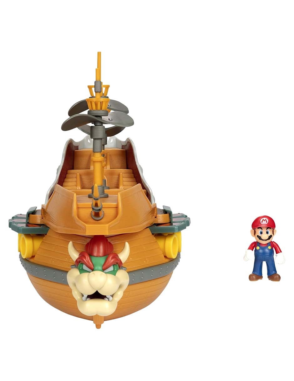 Play set vehículos Juego Aeronave Deluxe de Bowser de Super Mario 3