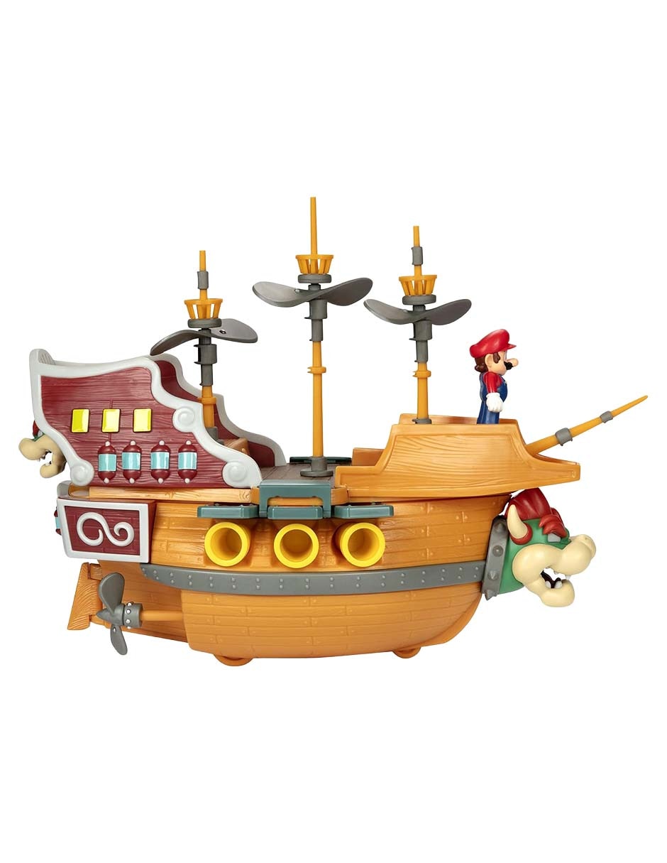 Play set vehículos Juego Aeronave Deluxe de Bowser de Super Mario 4