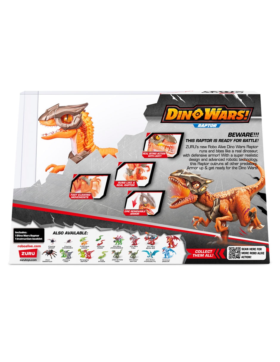 Figura de acción articulada Dino wars con luz y movimiento 5