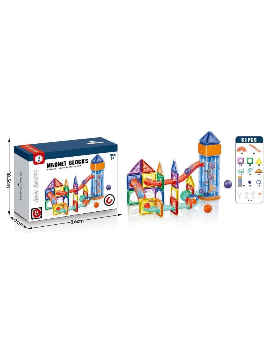 Set de bloques de construcción magnéticos 3 3D hd130a 4