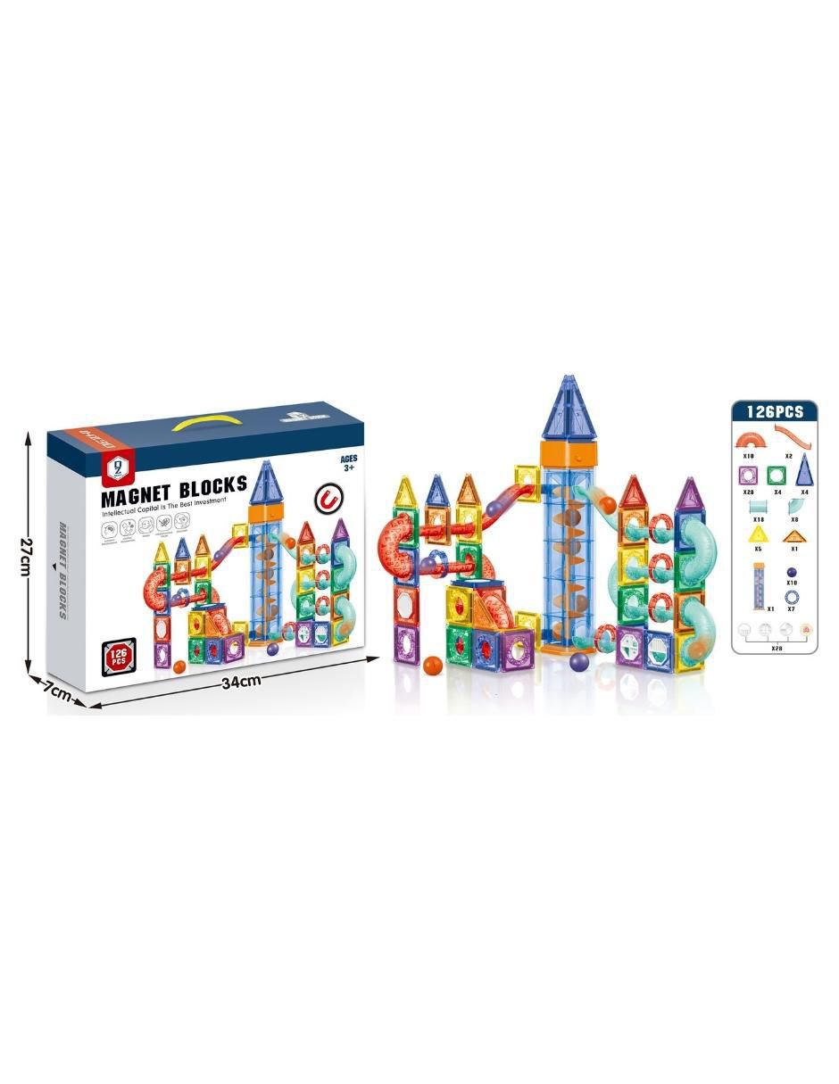Set de bloques de construcción magnéticos 3D hd131a 4