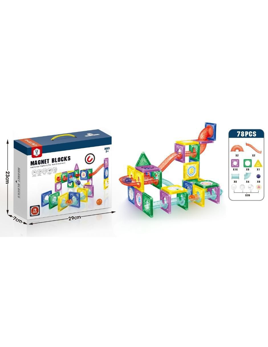 Set de bloques de construcción magnéticos 3D hd385a 4