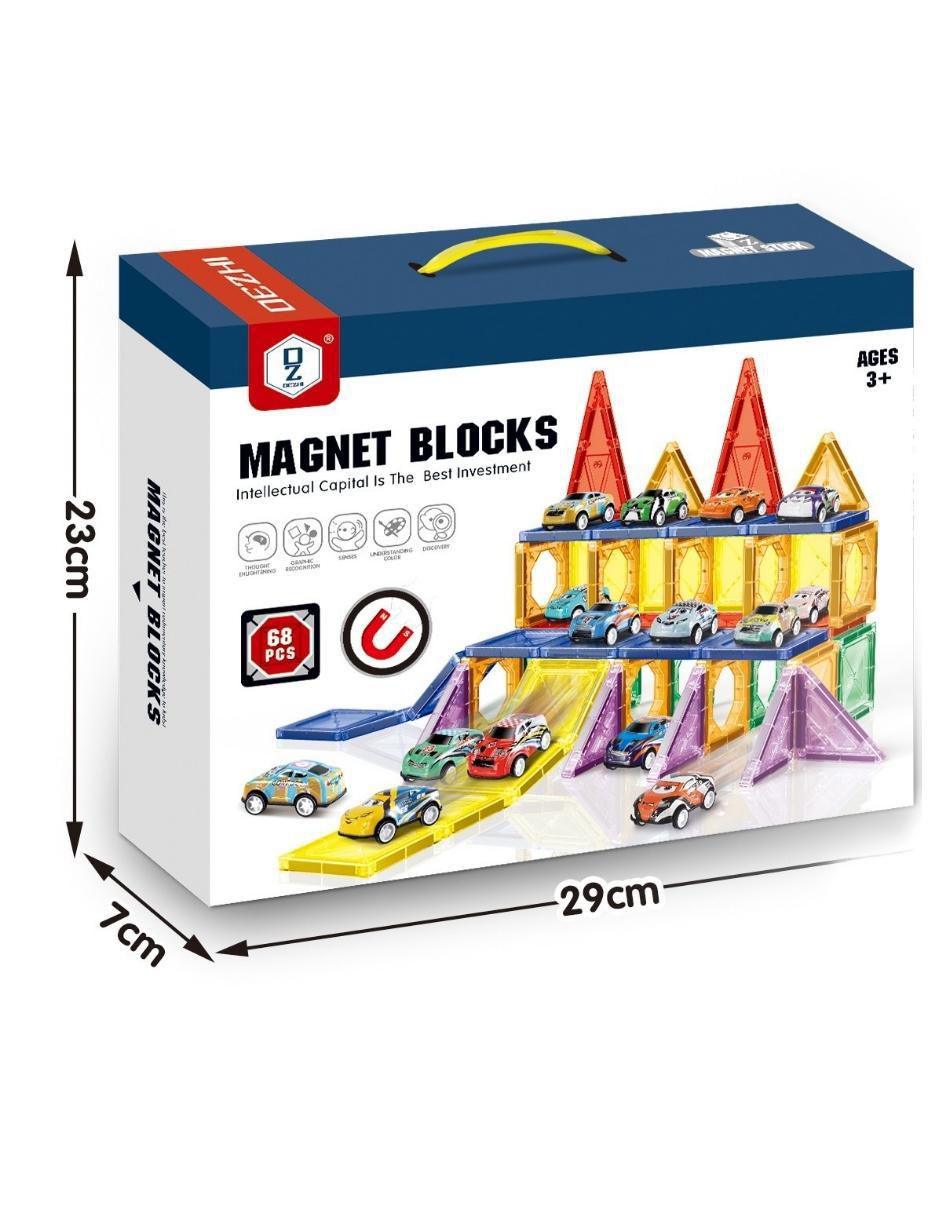 Set de bloques de construcción magnéticos 3D hd119a 5