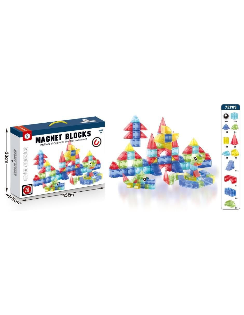 Set de bloques de construcción magnéticos 3D hd143a 4