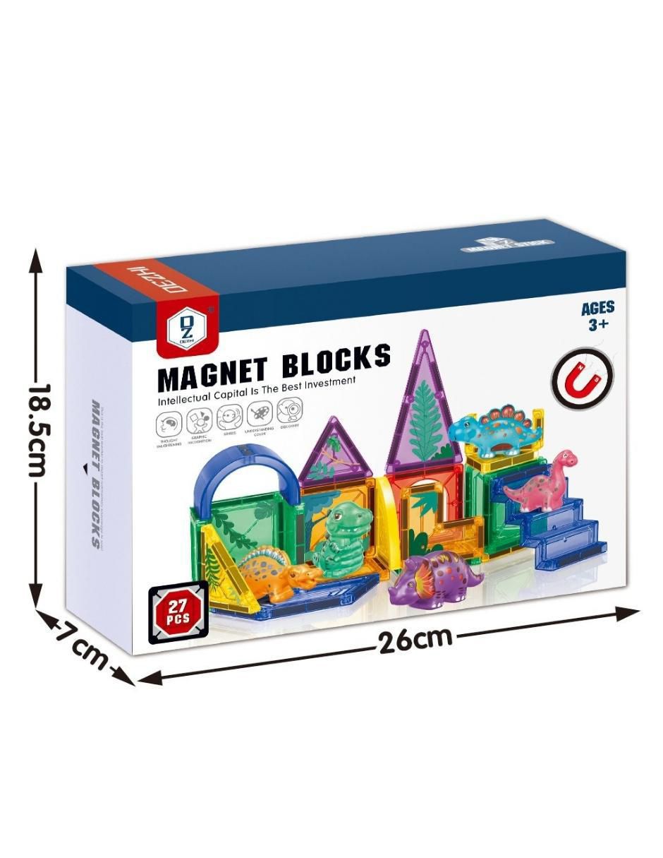 Set de bloques de construcción magnéticos 3D hd145a 4
