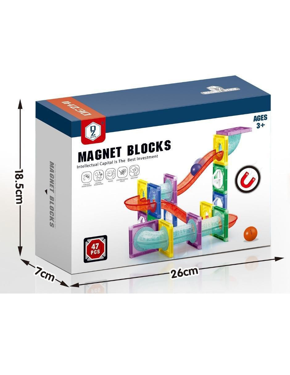 Set de bloques de construcción magnéticos 3D hd384a 4