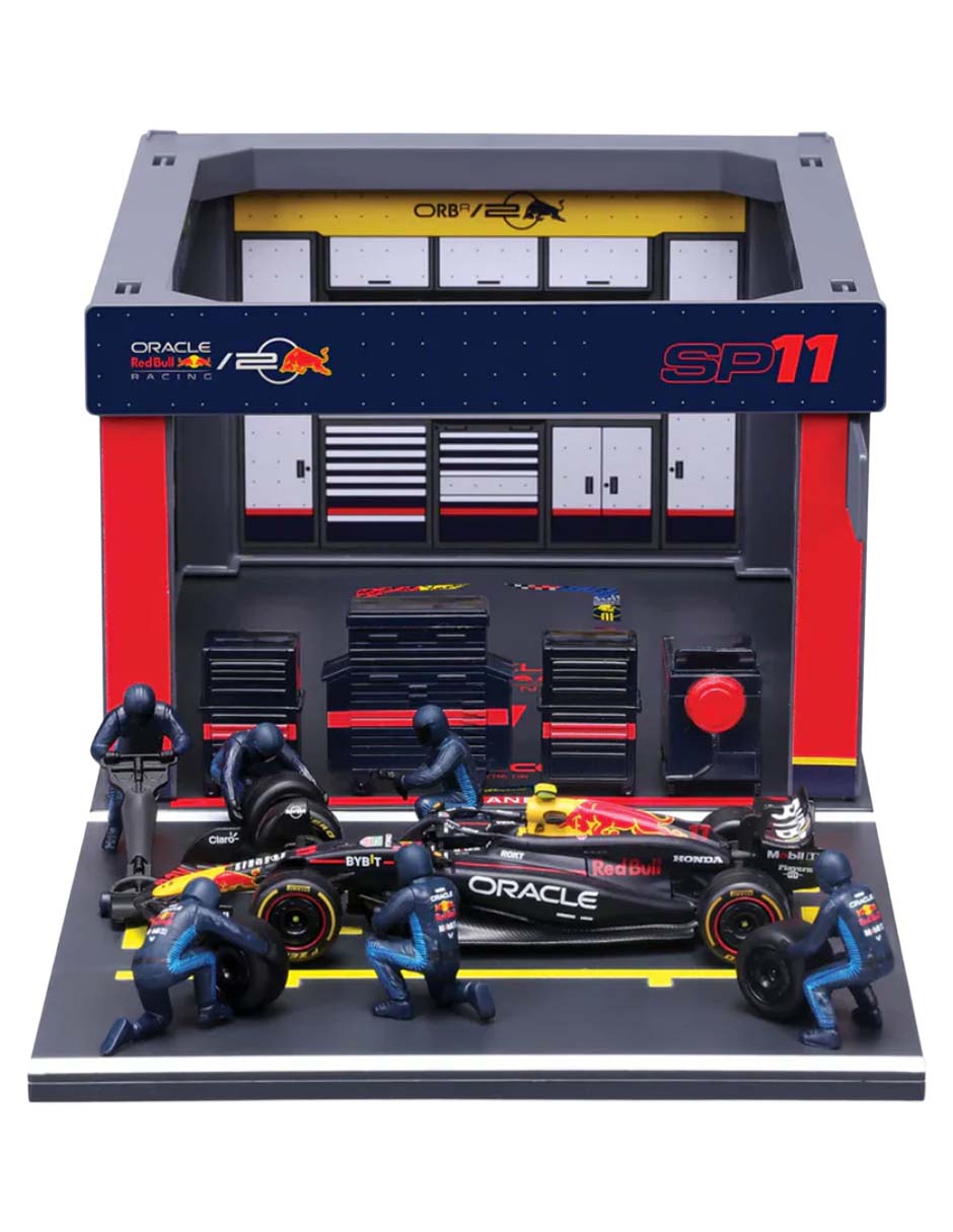 Pits Stop Diorama Red Bull Racing