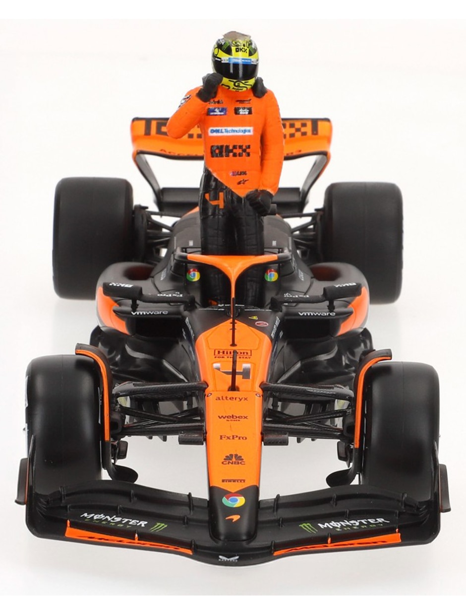Vehículo a escala mclaren f1 mcl38 Lando Norris 5