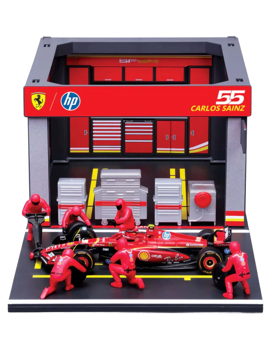 Pits Stop Diorama Carlos Sainz