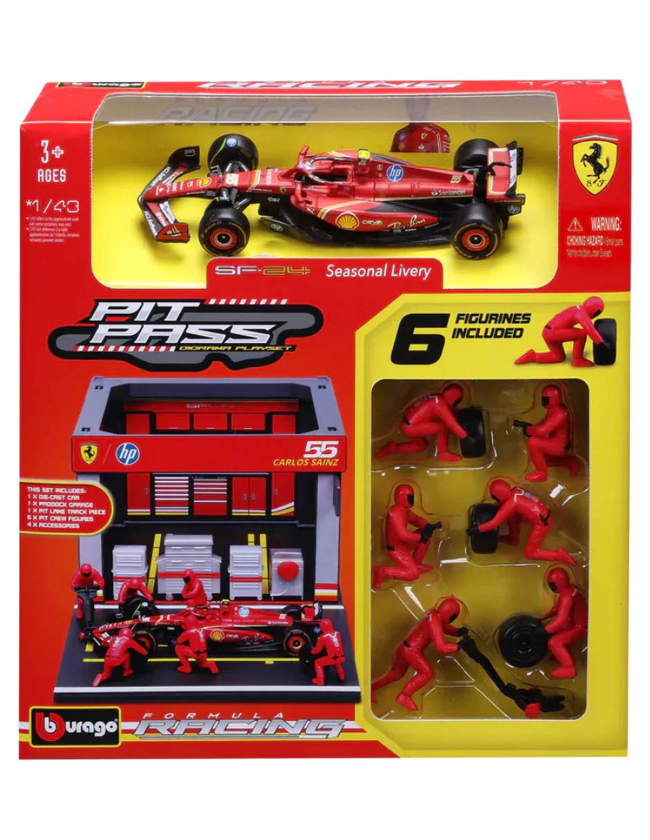 Pits Stop Diorama Carlos Sainz 3