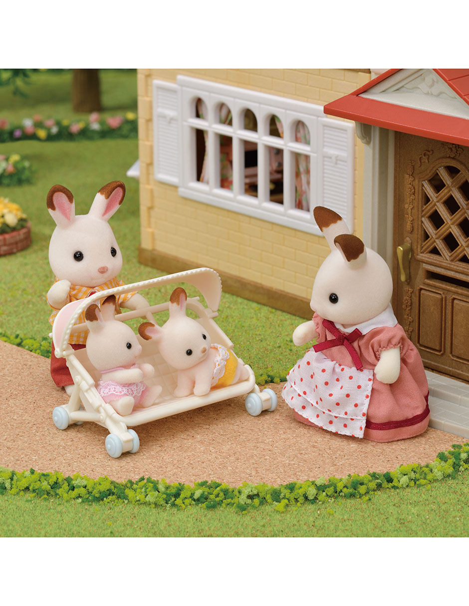 Carrito de Trillizos Sylvanian Families 4