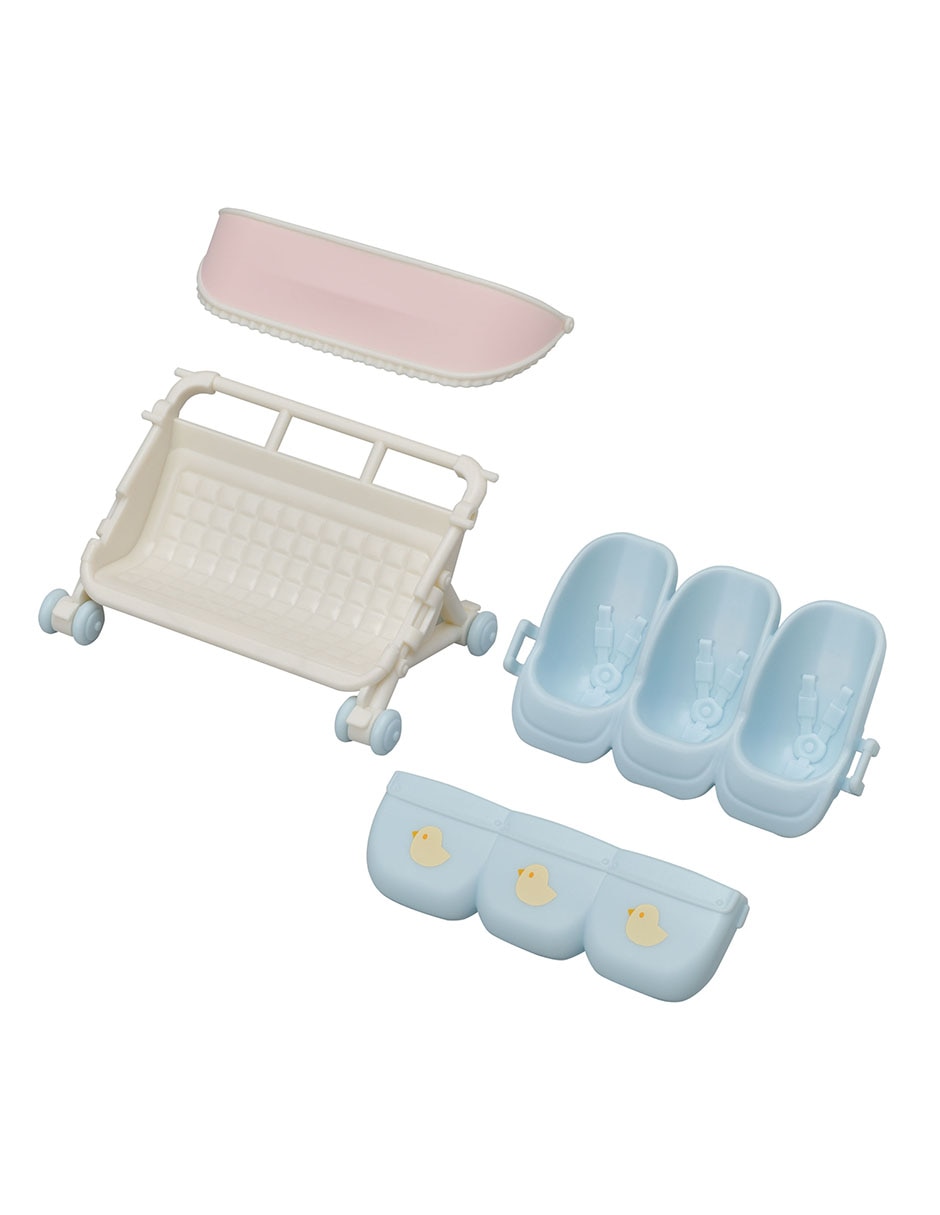 Carrito de Trillizos Sylvanian Families 5