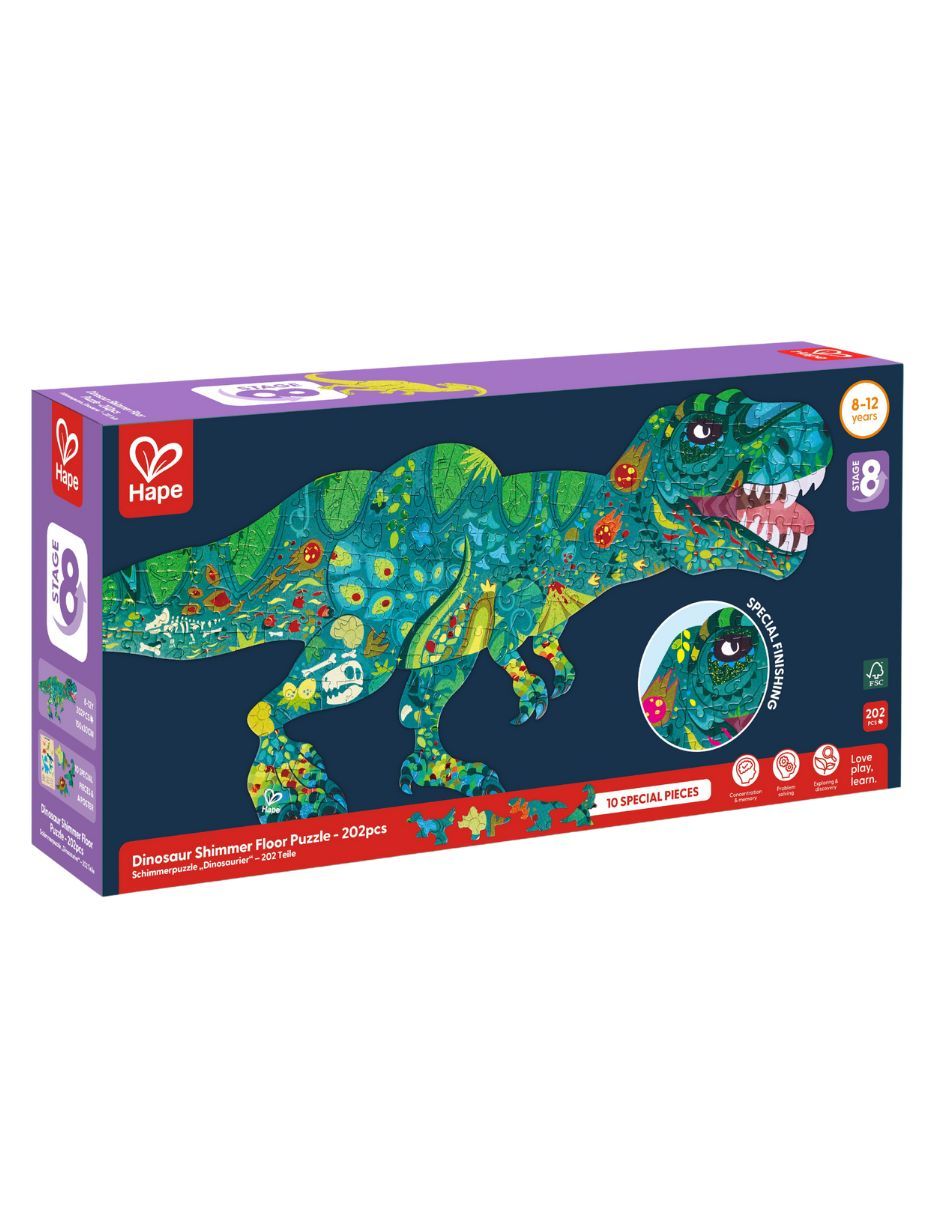 Rompecabezas de dinosaurio 203 piezas 2