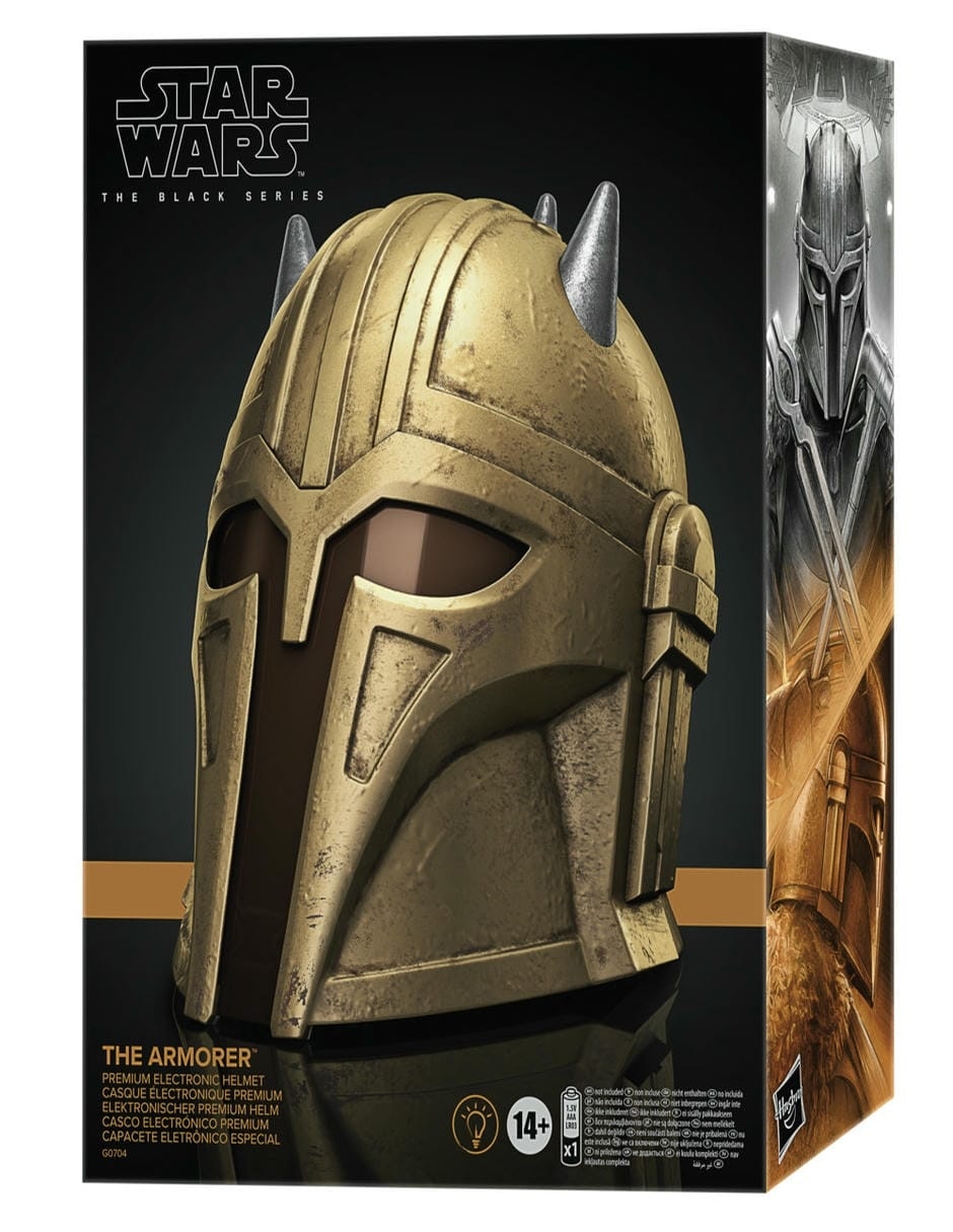 Casco cosplay The Armorer 2
