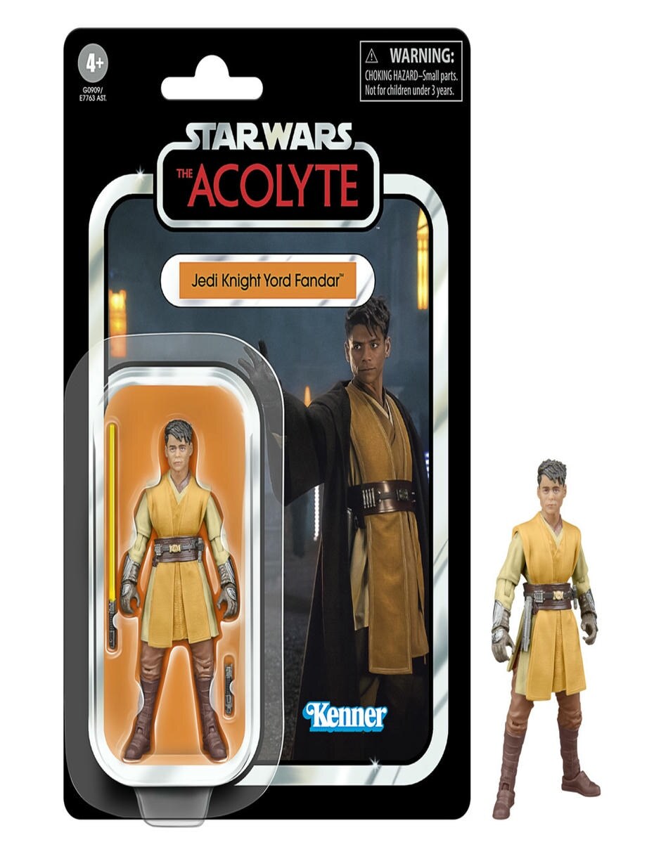 Figura de acción articulada : The Acolyte Jedi Knight Yord Fandar vintage Star Wars 3