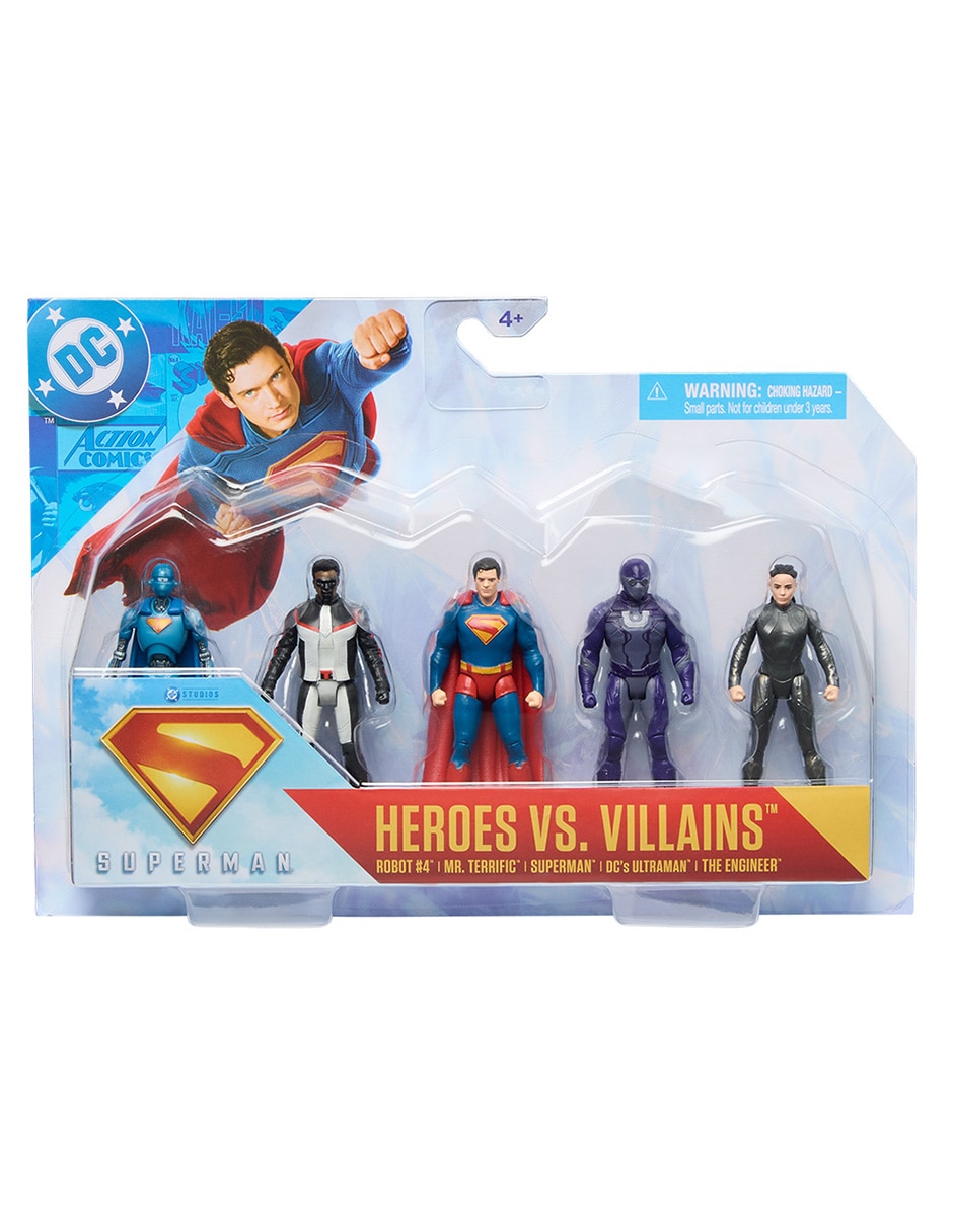Set figuras acción articuladas DC superman especial 2
