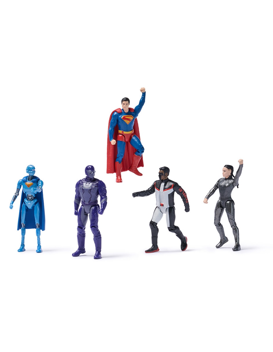 Set figuras acción articuladas DC superman especial 4
