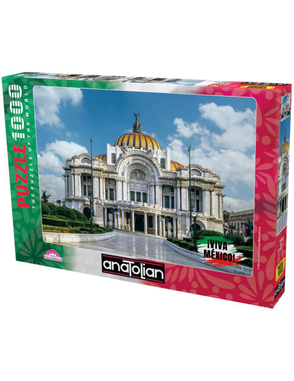Rompecabezas Palacio de bellas artes Viva México 1000 piezas Rompecabezas Palacio de bellas artes Viva México 1000 piezas
