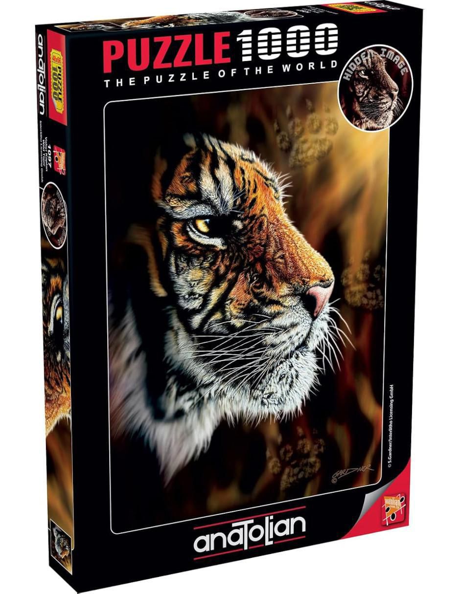 Rompecabezas Tigre 1000 piezas Rompecabezas Tigre 1000 piezas