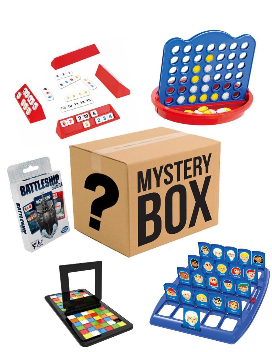 Mystery Pack juegos de mesa Stem incluye de 3 a 6 juegos de mesa