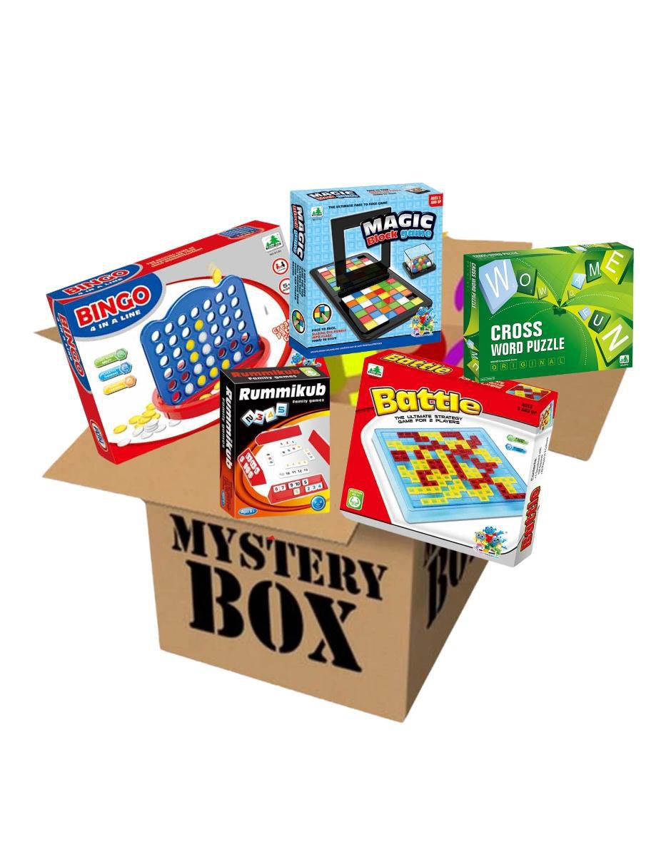 Mystery Pack juegos de mesa Stem incluye de 3 a 6 juegos de mesa 2