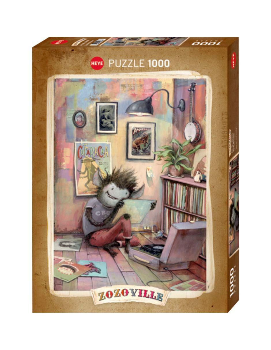 Rompecabezas Zozoville: Monstruo de Vinilo 1000 piezas Rompecabezas Zozoville: Monstruo de Vinilo 1000 piezas