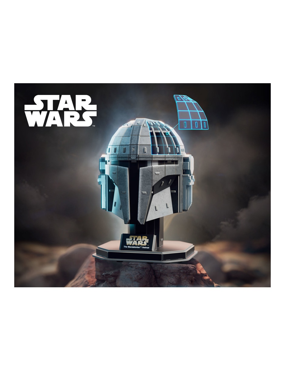 Rompecabezas 4D Star Wars Casco The Mandalorian 88 piezas 4