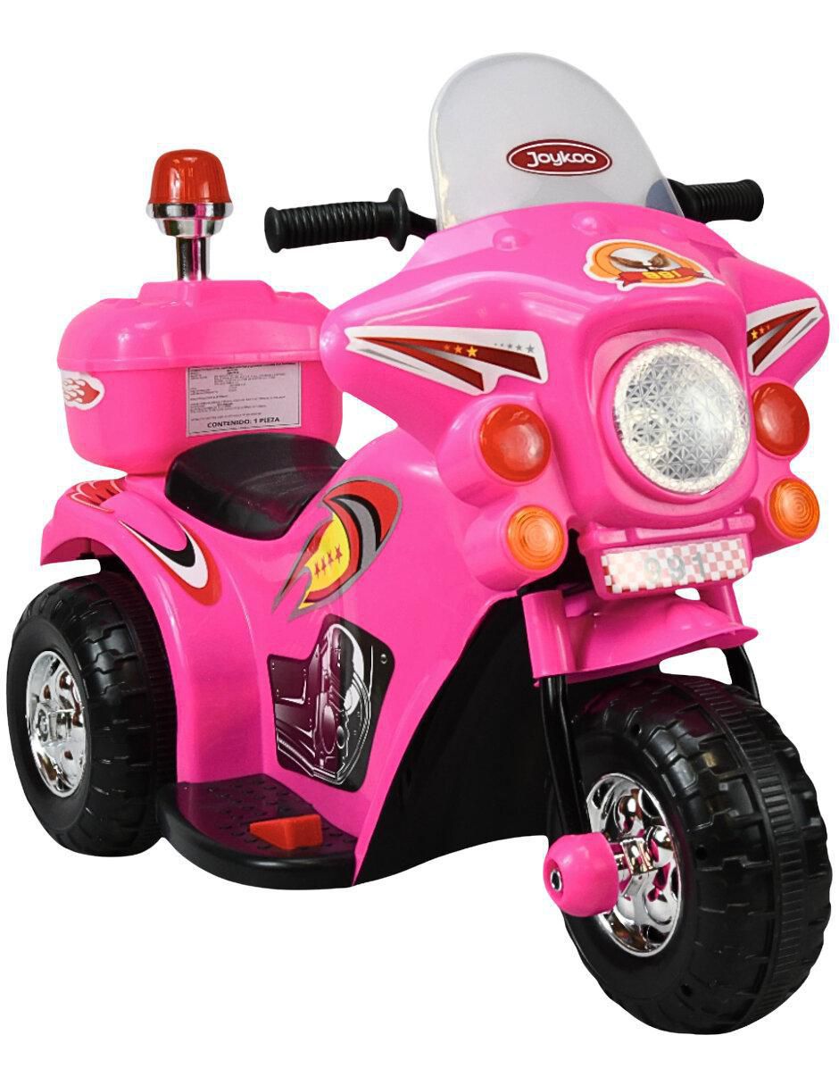 Moto montable Sirena recargable