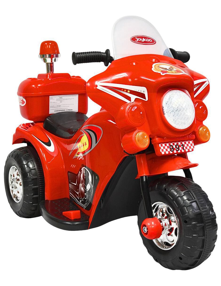 Moto montable Sirena recargable