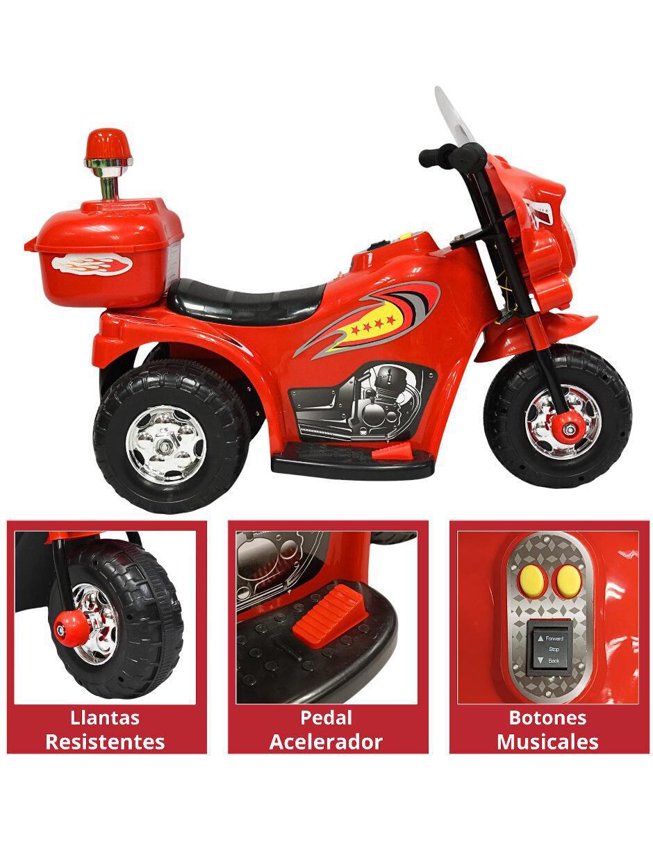 Moto "montable" joykoo sirena "de" recargable