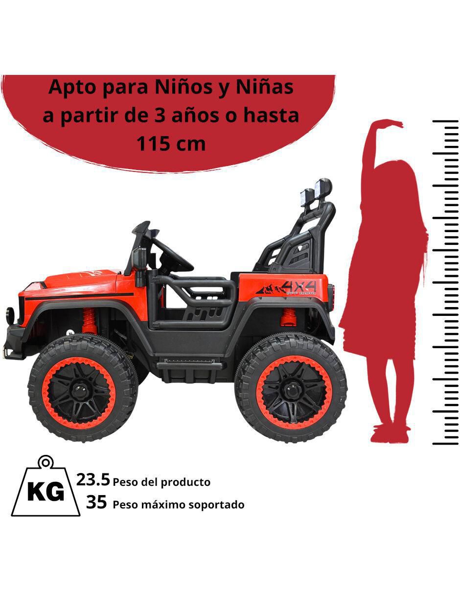 Automóvil "montable" joykoo camioneta 4x4 razer "de" recargable