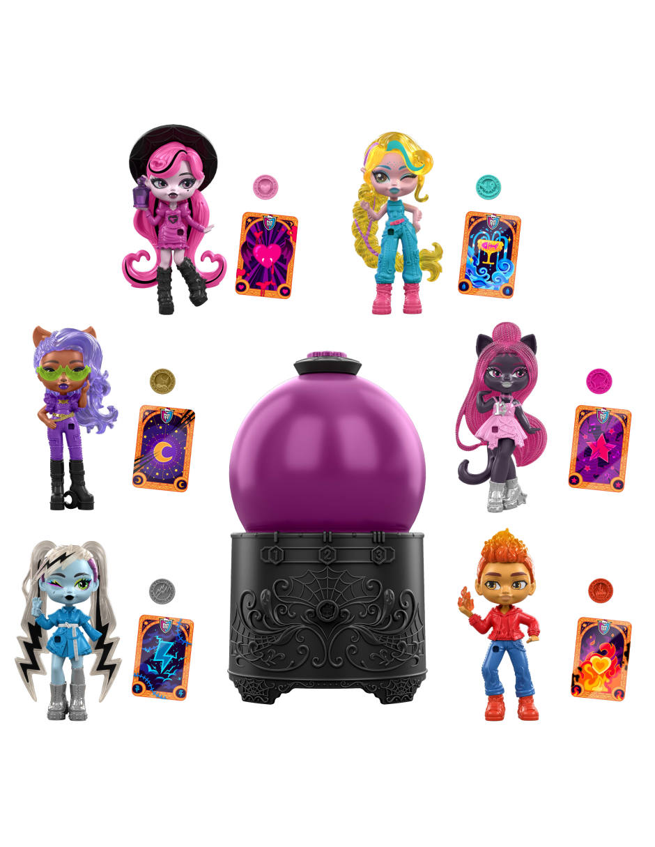 Muñeca fashion Monster High Mini Bola de Cristal Sorpresa Toys