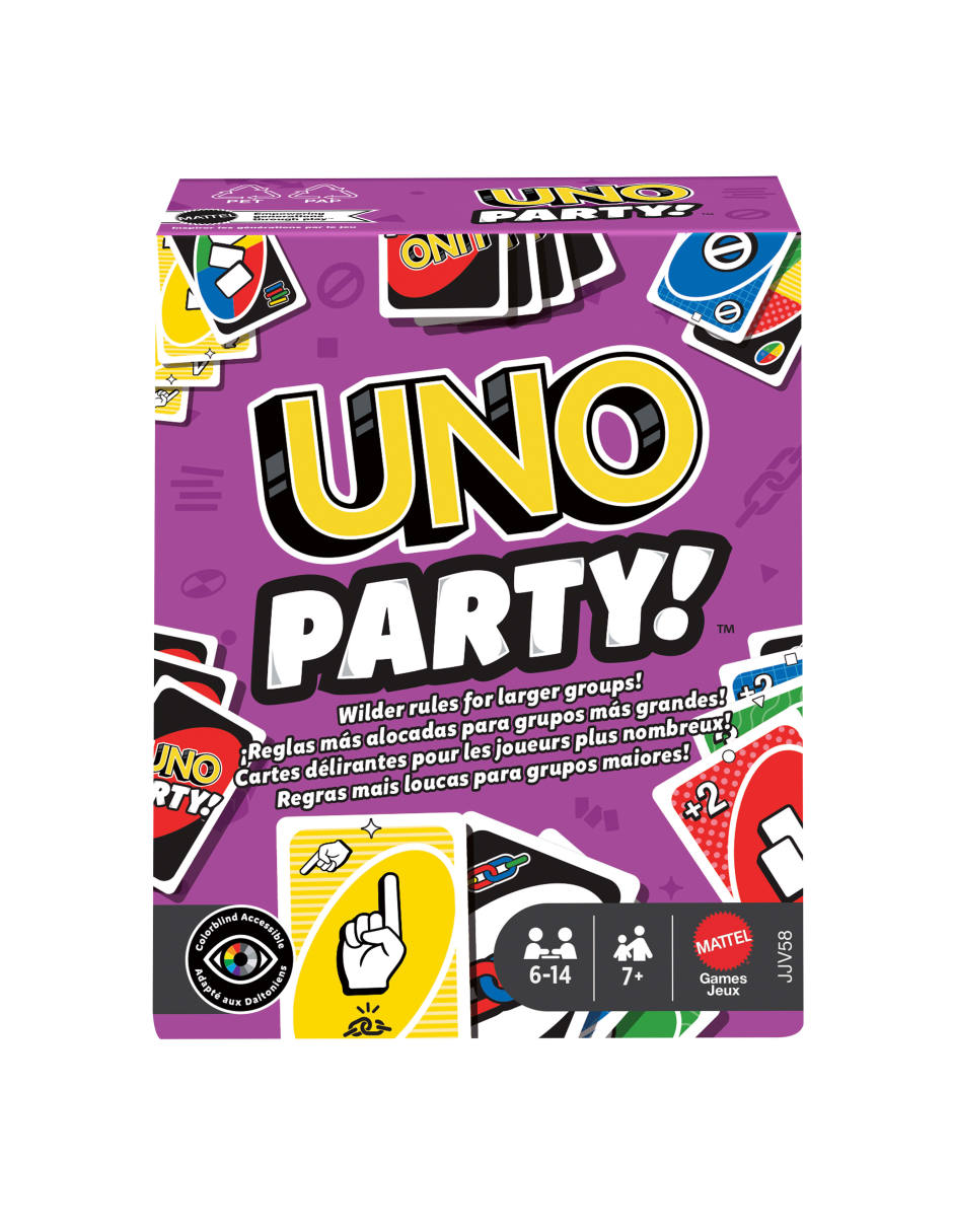 Party Renovado juego de mesa Uno
