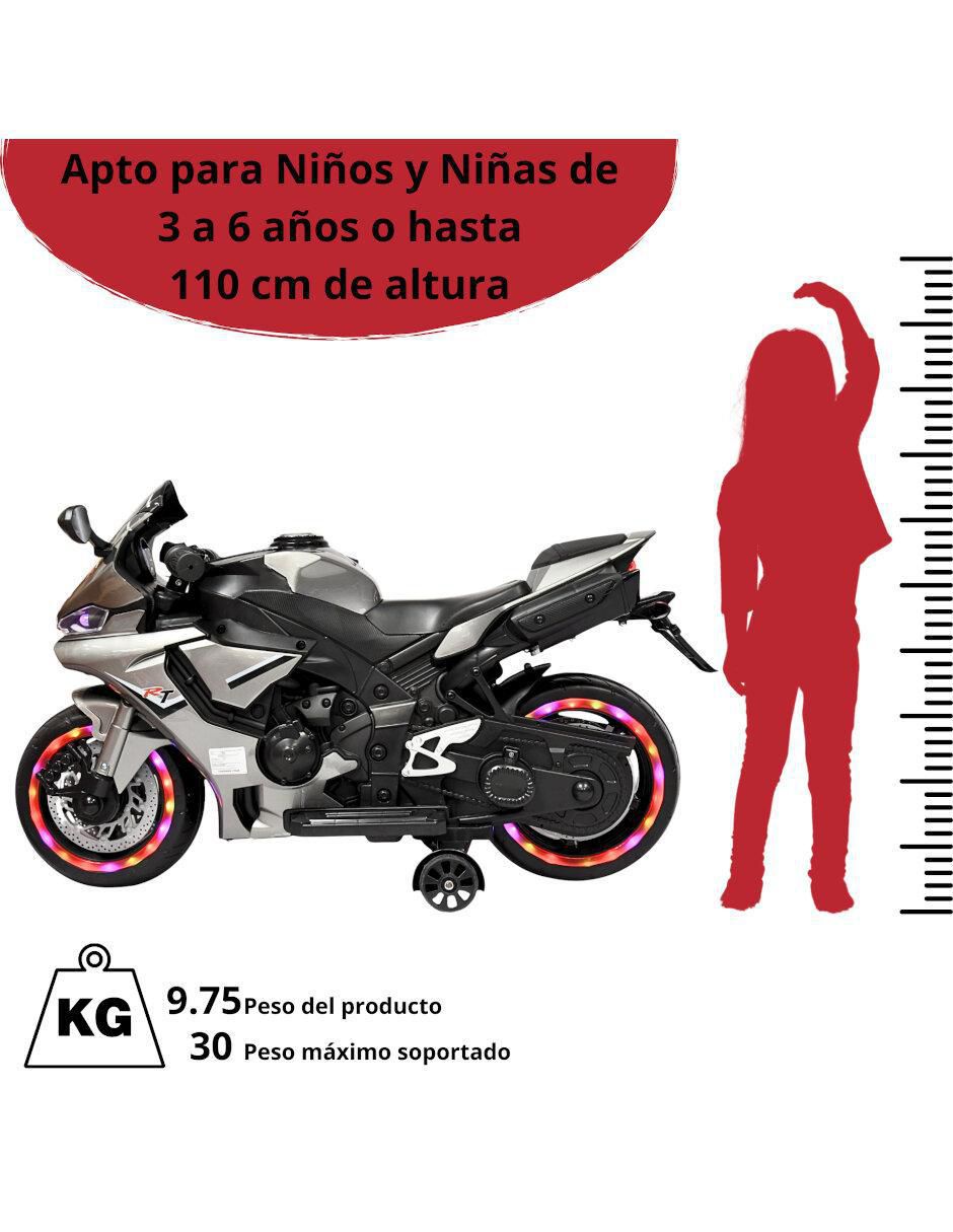 Moto montable Joykoo Deportiva Rt recargable