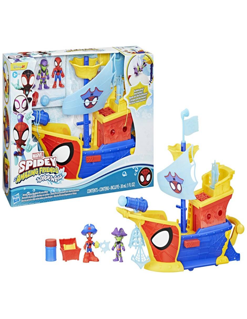 Set figuras acción articulada Spider-Man: Web Splashers Comics especial Marvel 3