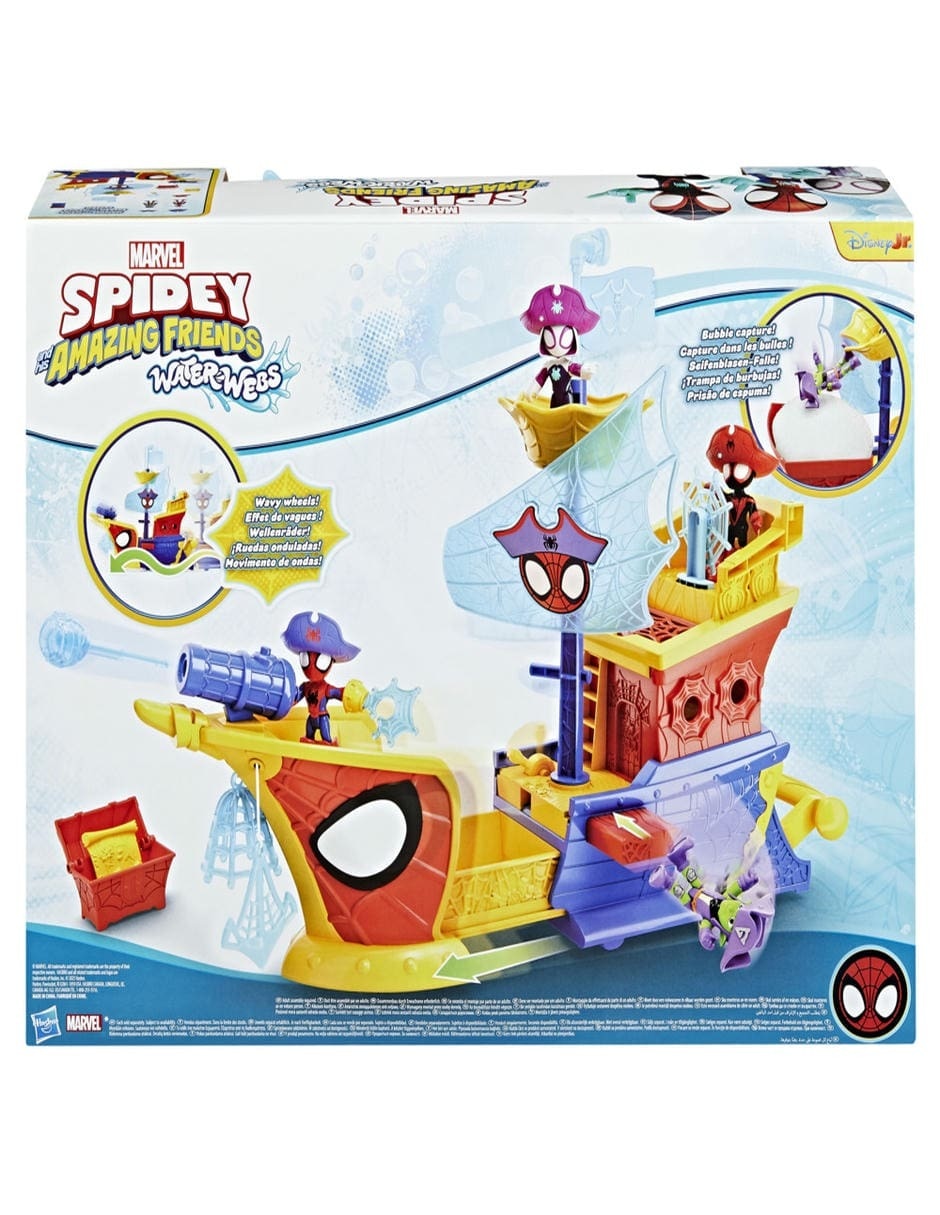 Set figuras acción articulada Spider-Man: Web Splashers Comics especial Marvel 4