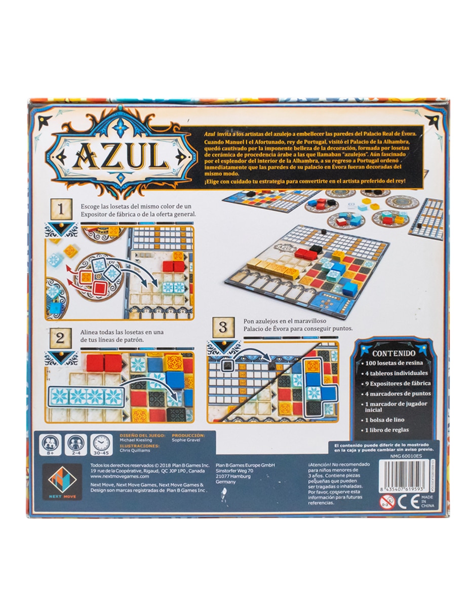 Juego de mesa estrategia azul 4