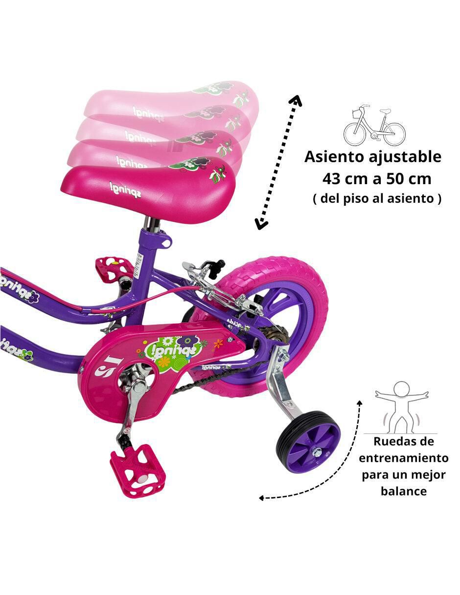 Bicicleta infantil rodada 12 unisex 3