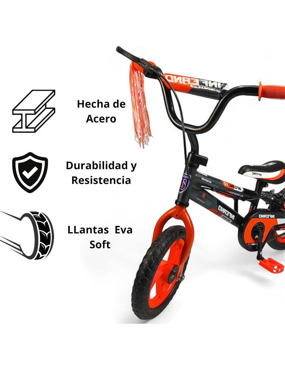 Bicicleta infantil rodada 12 unisex 2