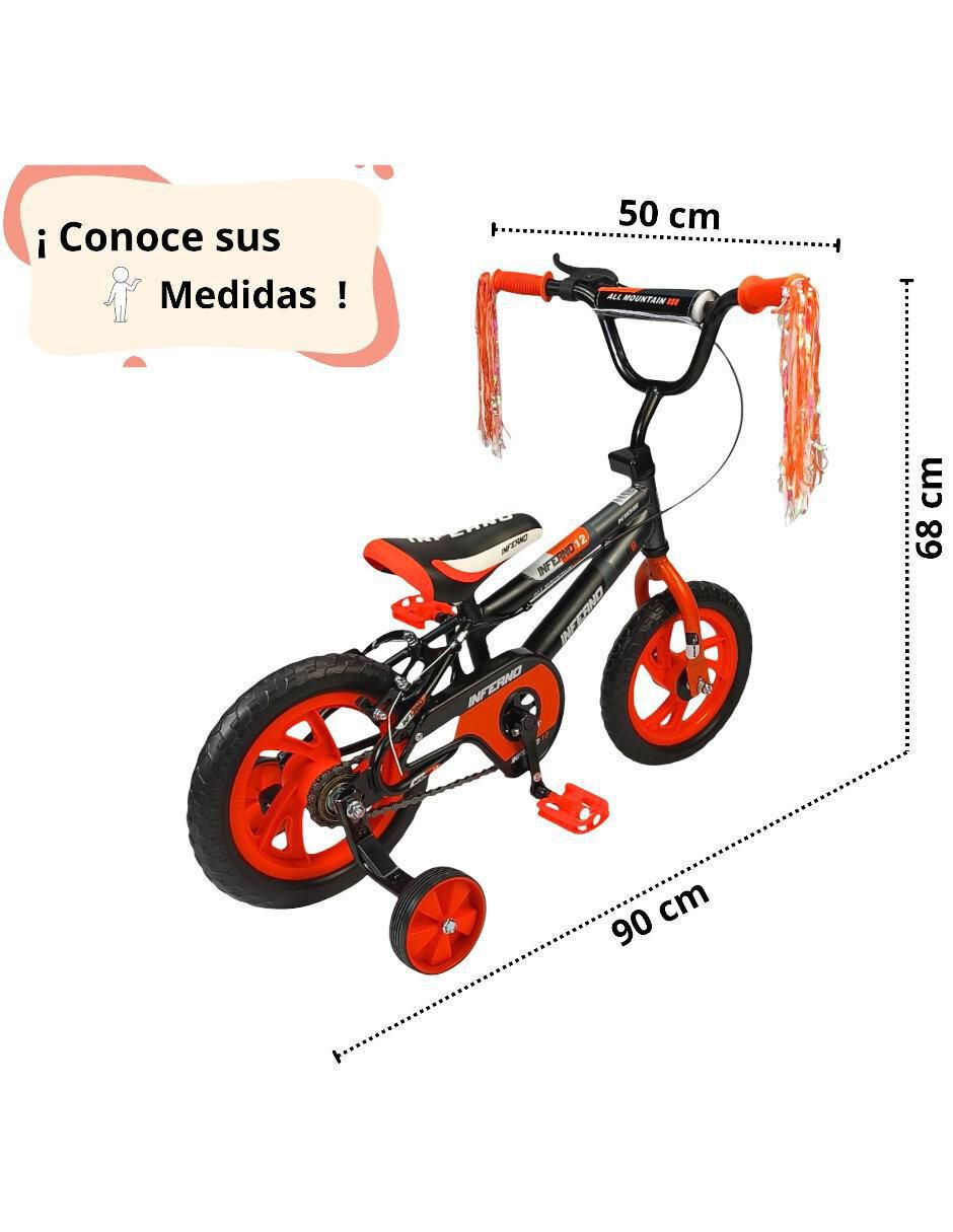 Bicicleta infantil rodada 12 unisex 6