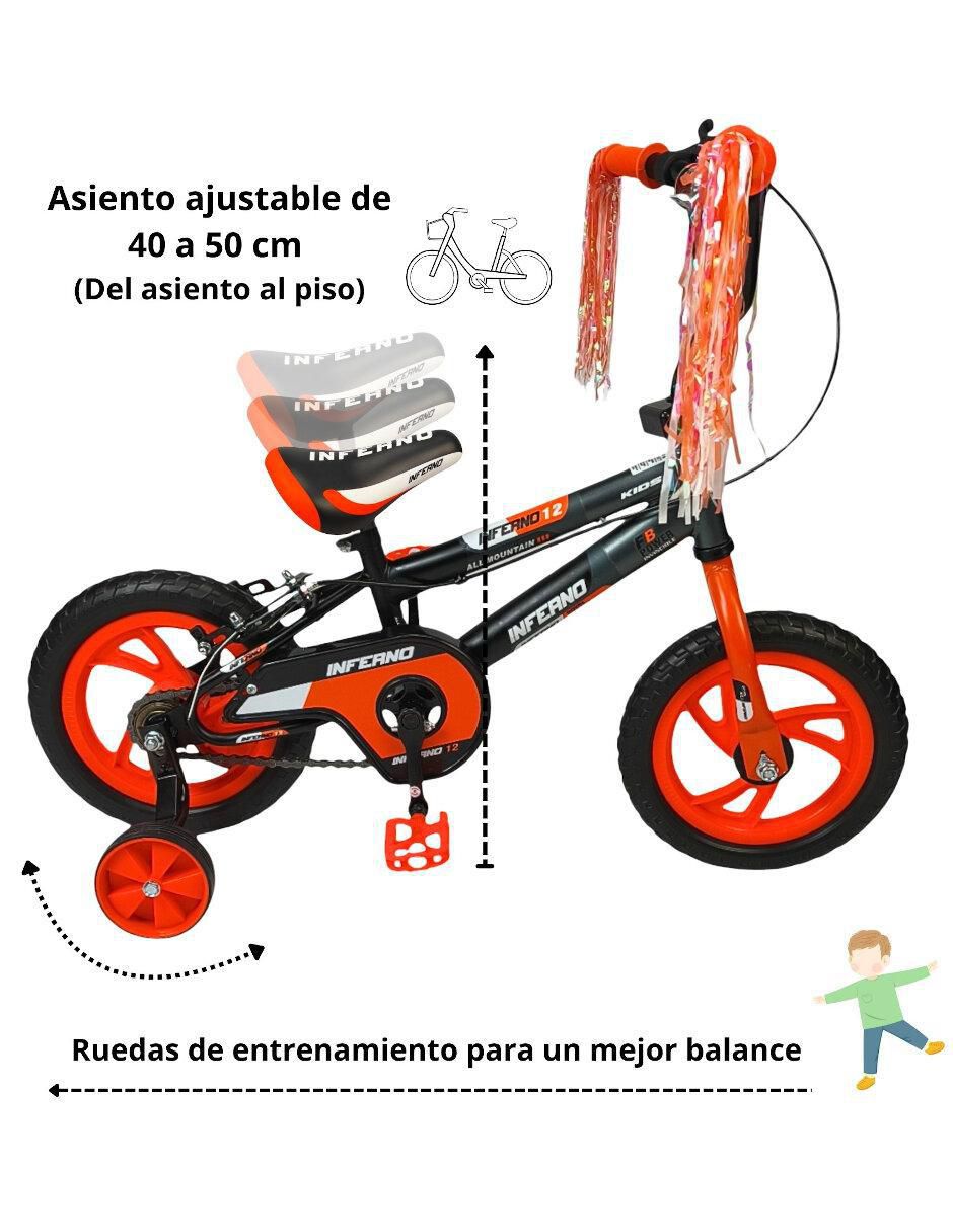 Bicicleta infantil rodada 12 unisex 3
