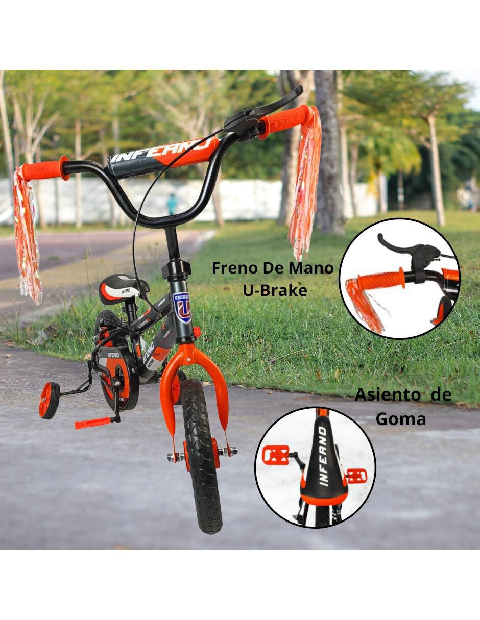 Bicicleta infantil rodada 12 unisex 4