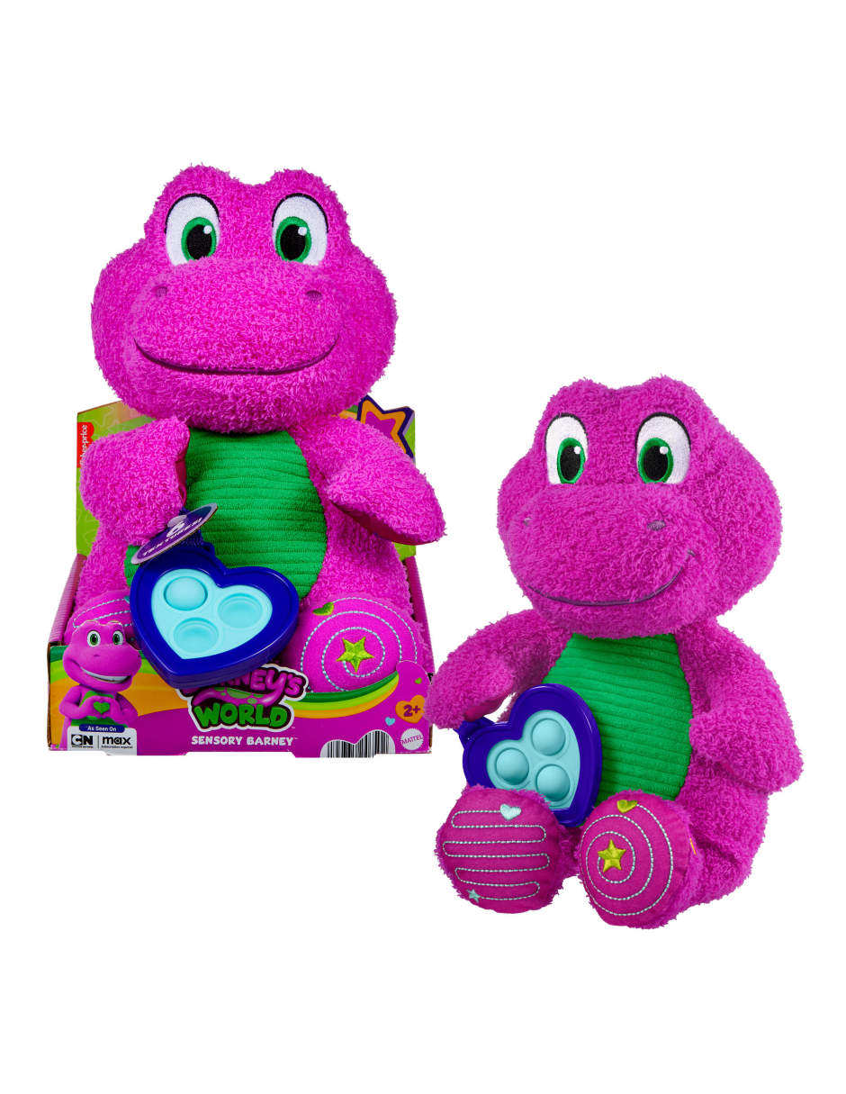 Peluche de Barney dinosaurio sensorial de 33 cm 8
