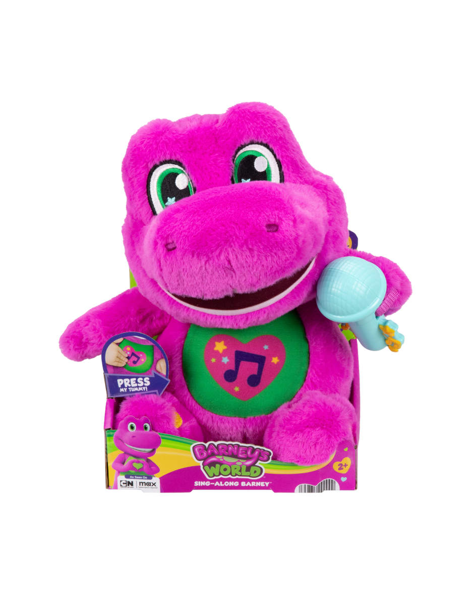 Peluche de Barney dinosaurio que canta de 26.98 cm 3