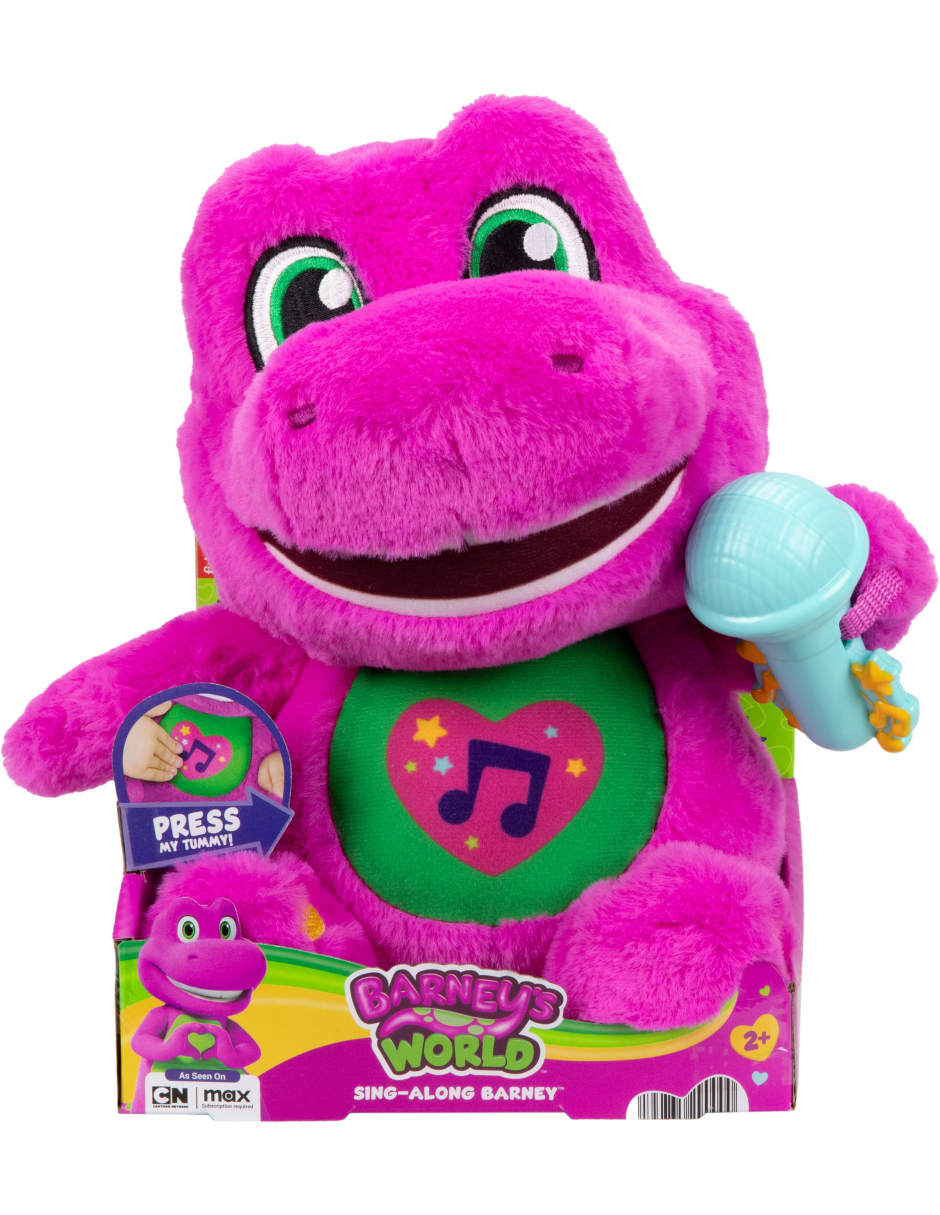 Peluche de Barney dinosaurio que canta de 26.98 cm 4