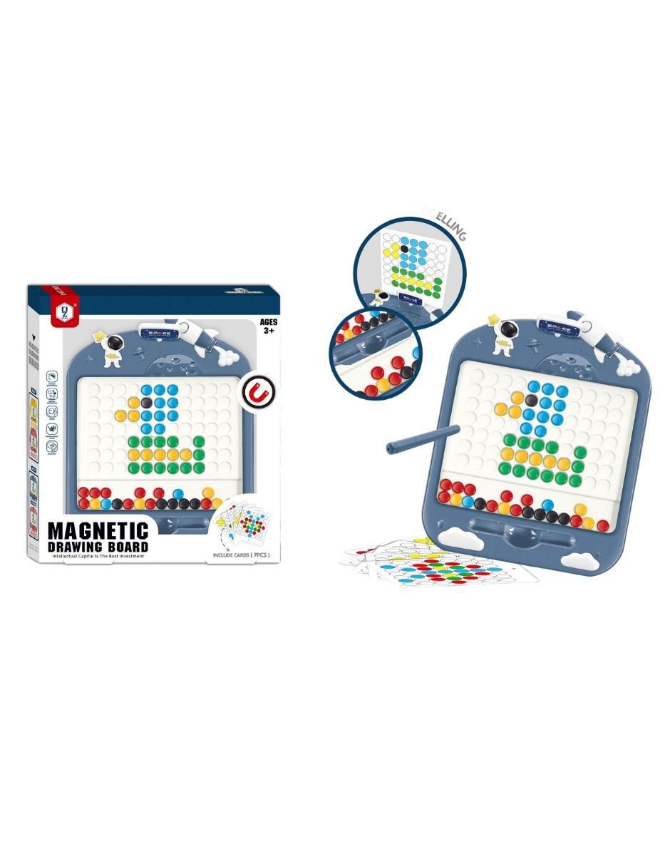 tablero de dibujo magnético para niños, juguete educativo para preescolar. stem no aplica pingüe sin familia o colección 2