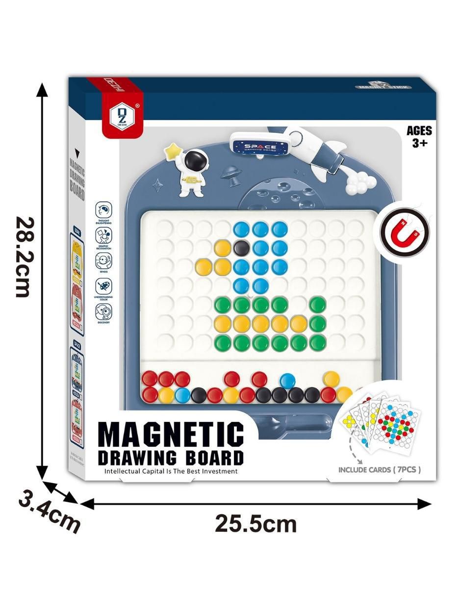 tablero de dibujo magnético para niños, juguete educativo para preescolar. stem no aplica pingüe sin familia o colección 4